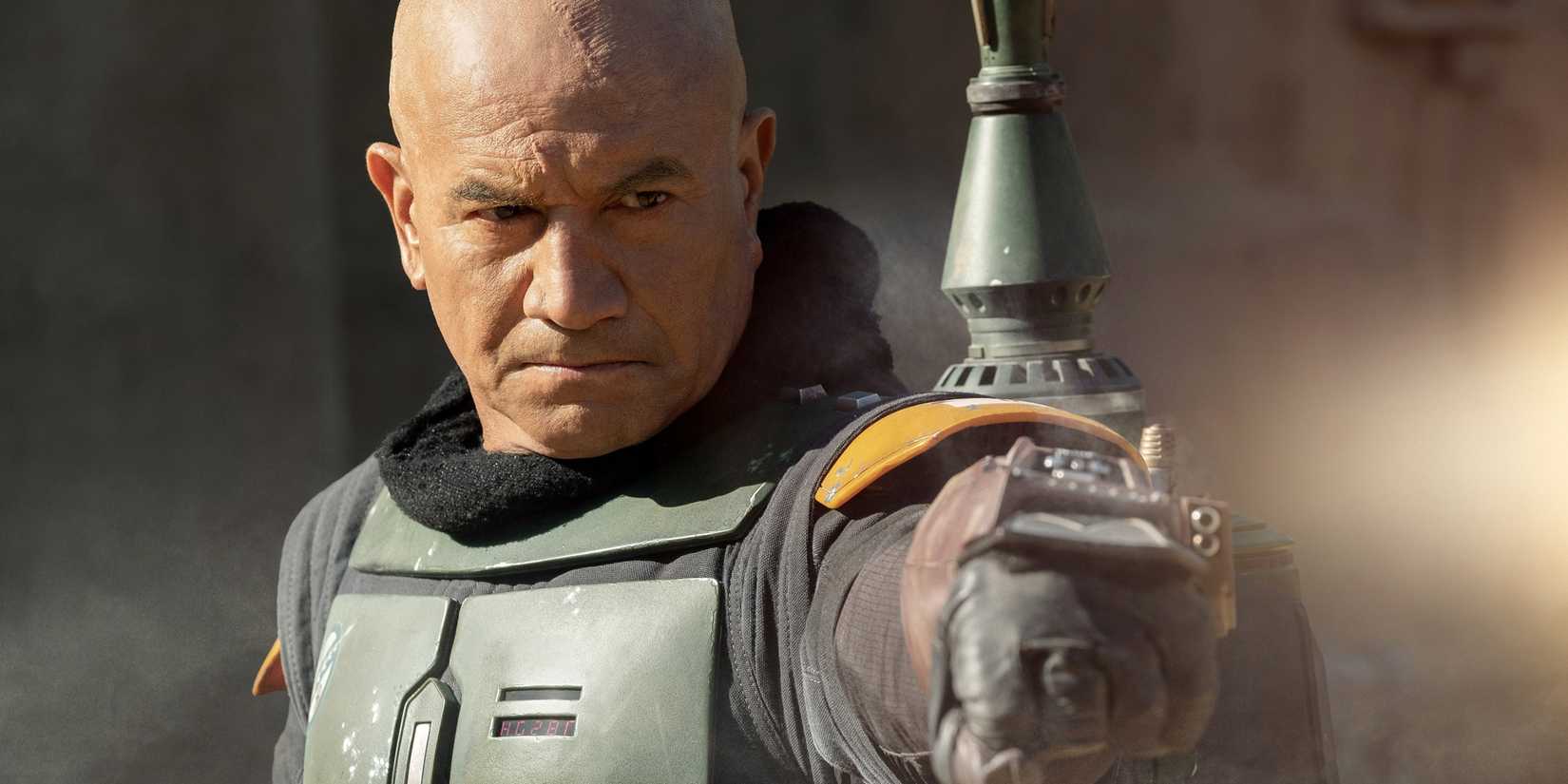 Temuera Morrison as Boba Fett in The Book of Boba Fett