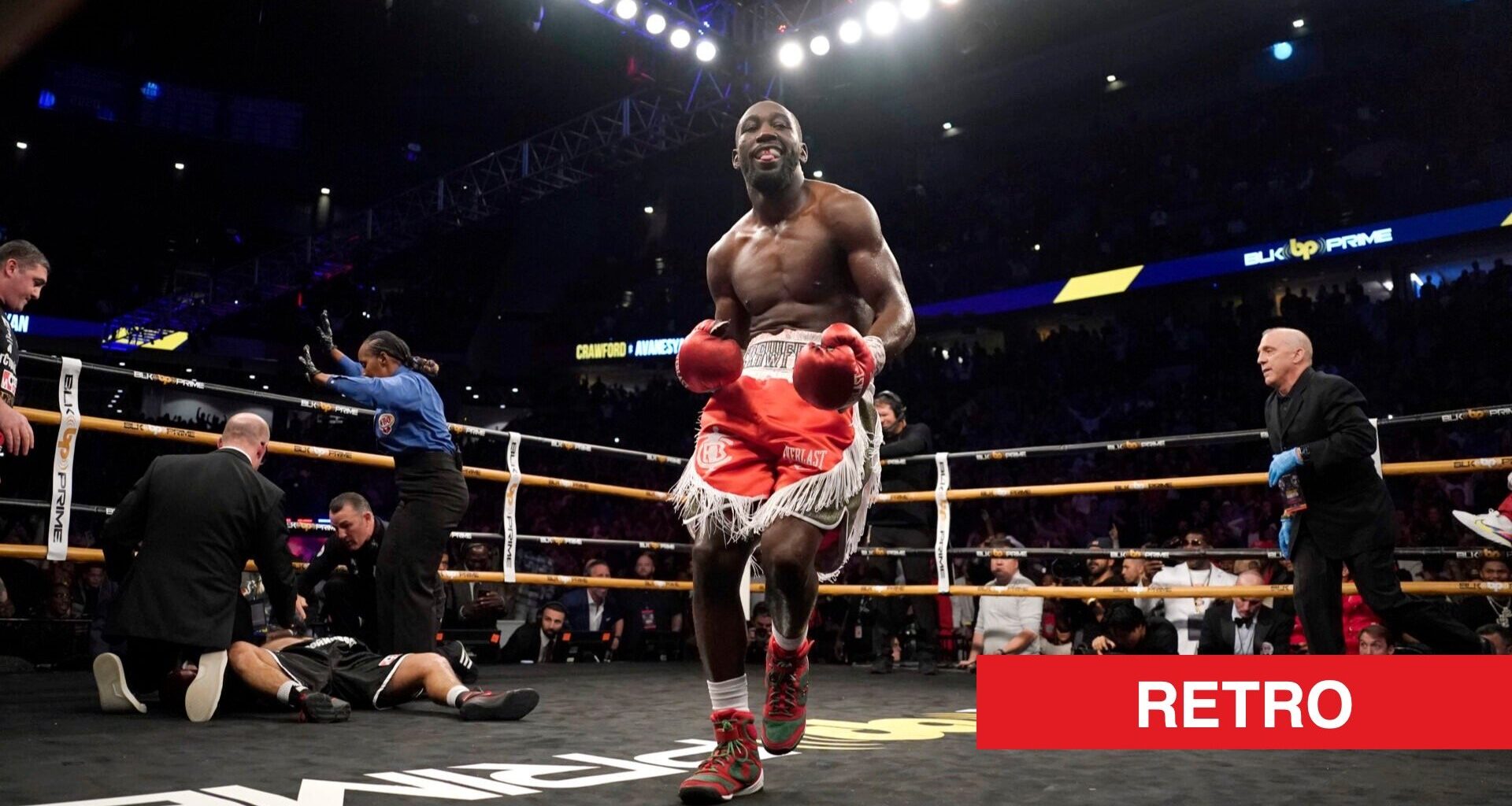 Terence Crawford following his KO win over David Avanesyan