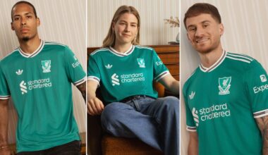 Photoshoot: Liverpool stars model new adidas third kit