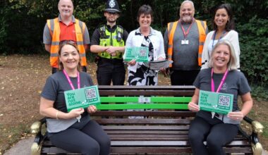New Solihull buddy bench encourages park users to look after mental health