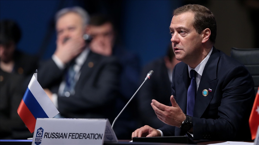 Medvedev says Russia may take control of UK assets, more Ukrainian land over use of its frozen funds