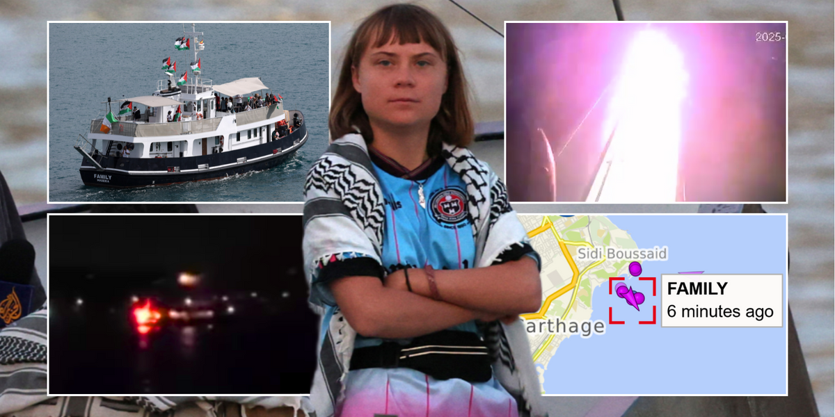 Gaza 'Freedom Flotilla' boat 'firebombed in drone strike' off north African coast