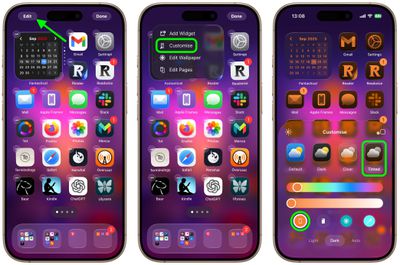 home screen