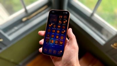 tinted app icons match iphone 17 cosmic orange