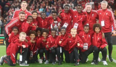 Liverpool U13s toast Virgil's Legacy Trophy success at Anfield