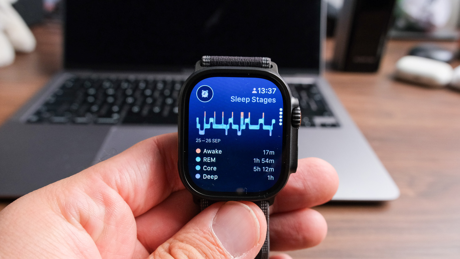 Apple Watch Ultra 3 detail shot