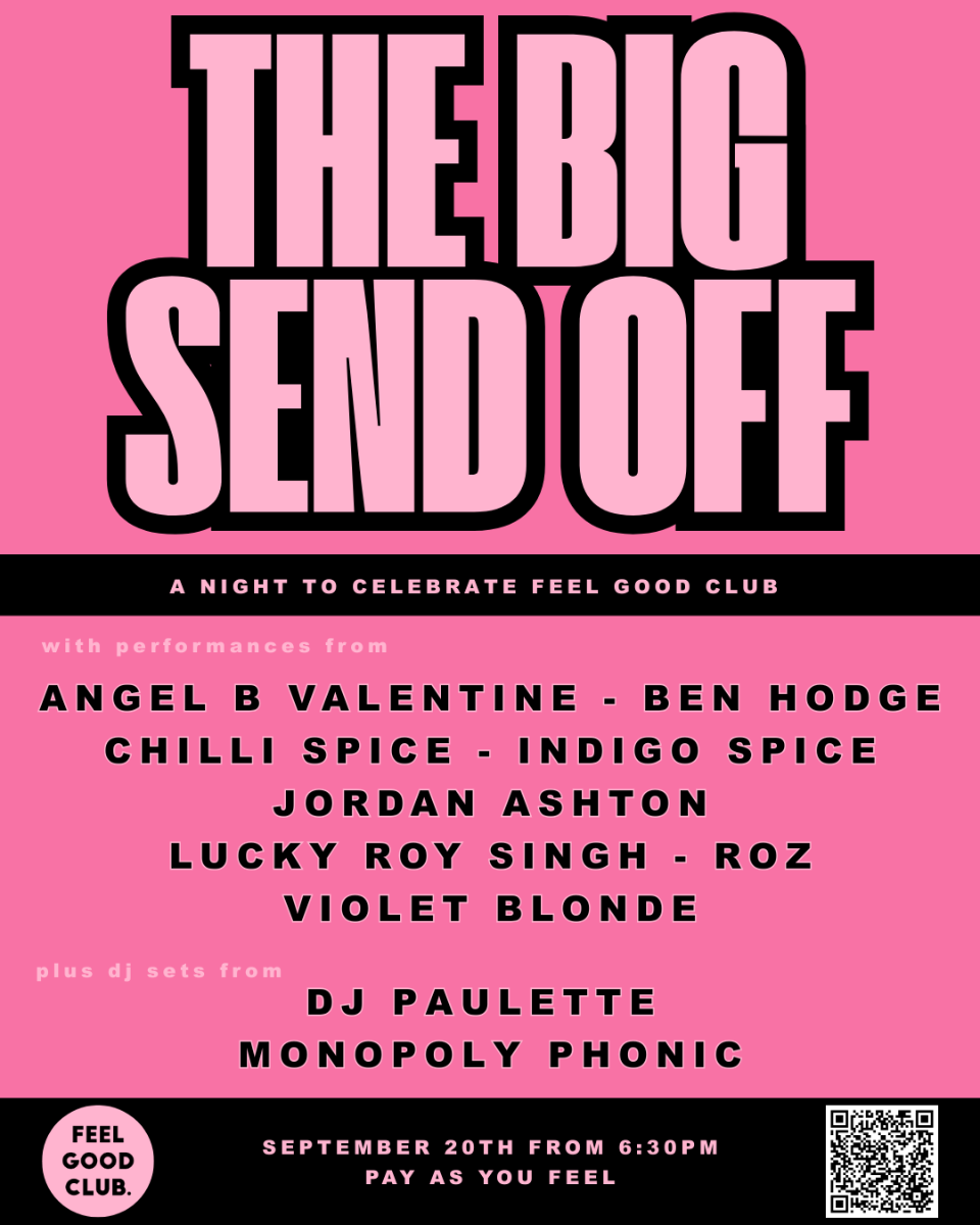 feel good club big send off poster