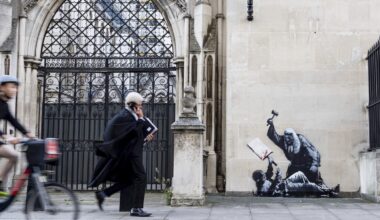 New Banksy mural of a judge beating a protester to be removed