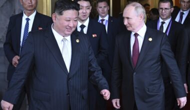 Russia targets Ukraine with drone and missile barrage as Zelenskyy seeks allies' support