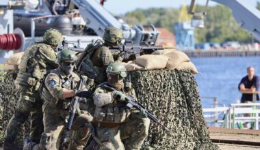 Germany leads a military exercise in the Baltic as tensions with Russia simmer