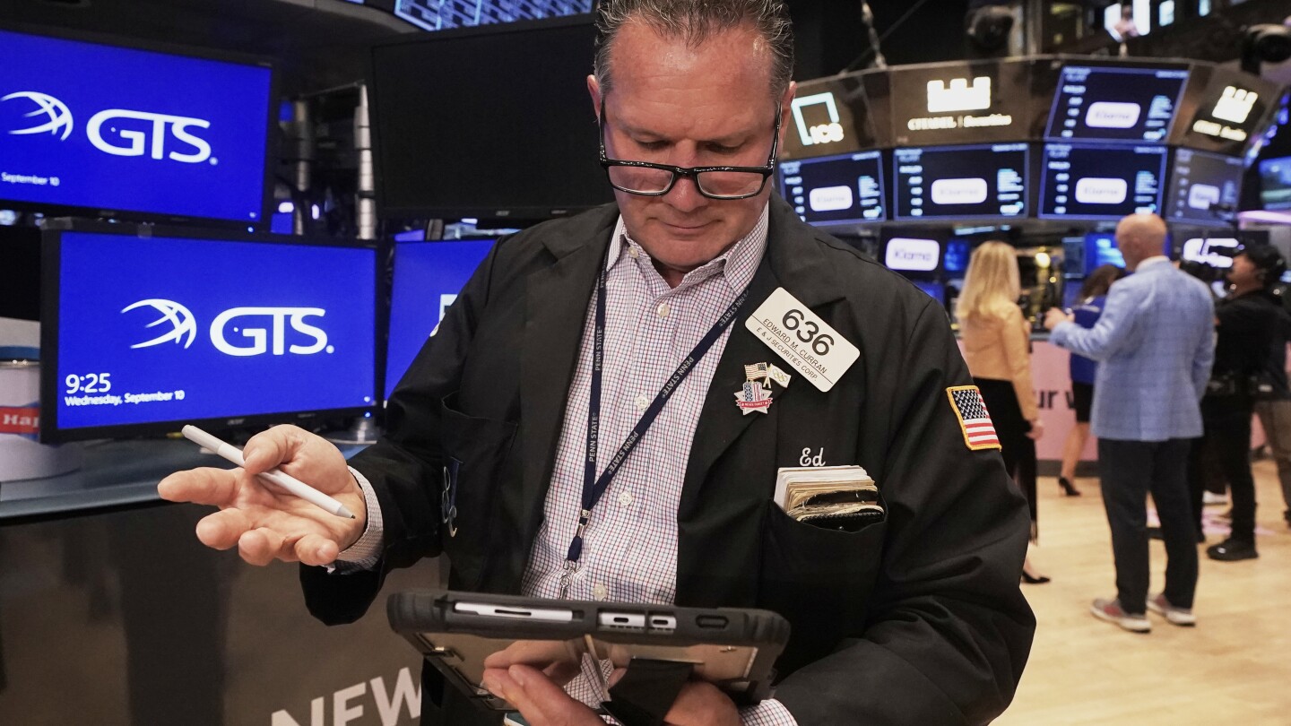 Wall Street ticks toward more records as inflation slows and Oracle soars