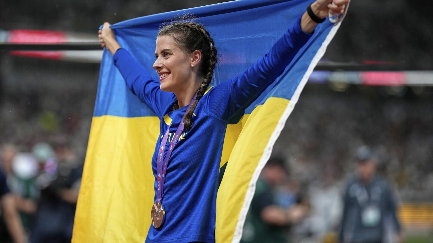 High jumper Yaroslava Mahuchikh of Ukraine calls herself an 'ambassador'