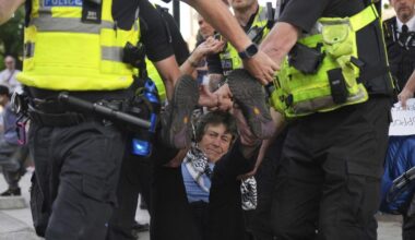Police arrest 400 at London protest supporting banned pro-Palestinian group