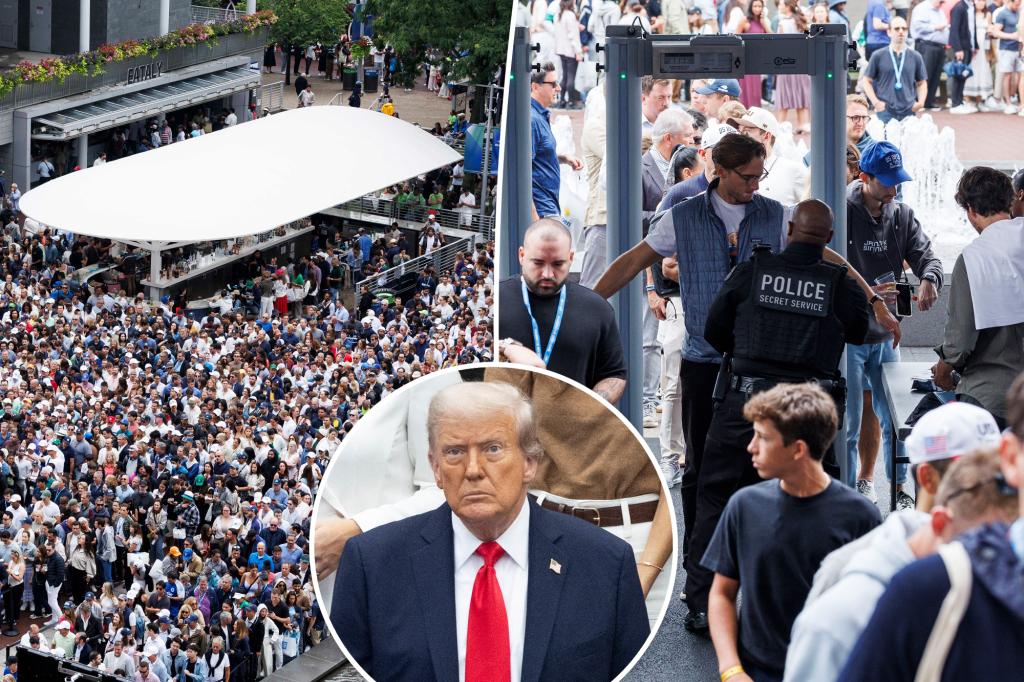 Trump's US Open visit creates chaos for celebrities, VIPs at Flushing Meadows