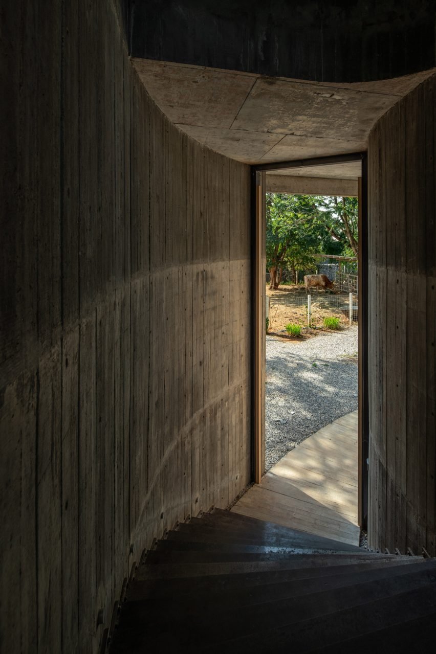 Staircase within W House II in Thailand