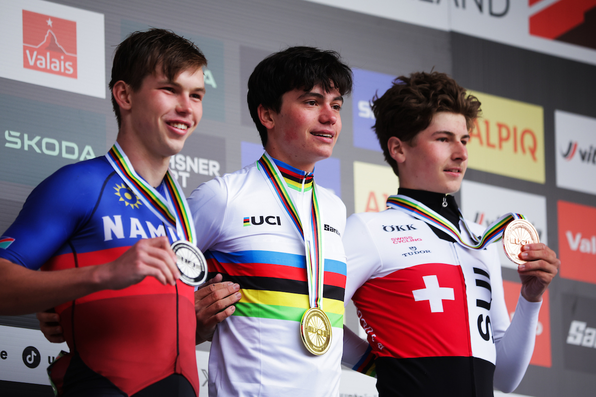 UCI MTB World Championships: Teste, Šerkezi win junior XCO titles