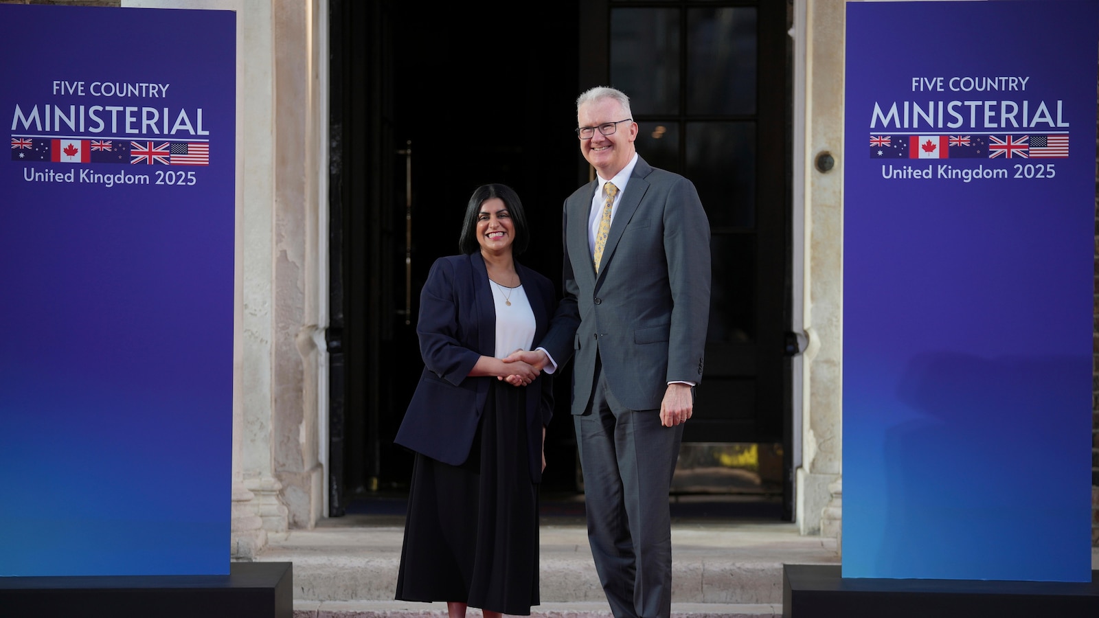 Kristi Noem joins 'Five Eyes' ministers at border security meeting in London