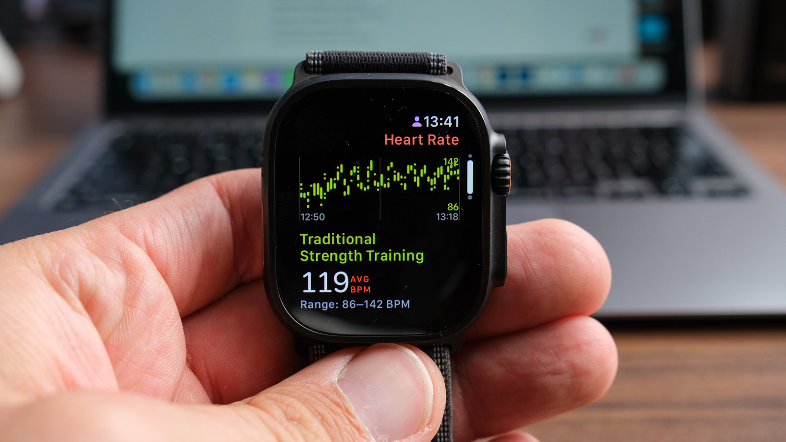 Apple Watch Ultra 3 detail shot
