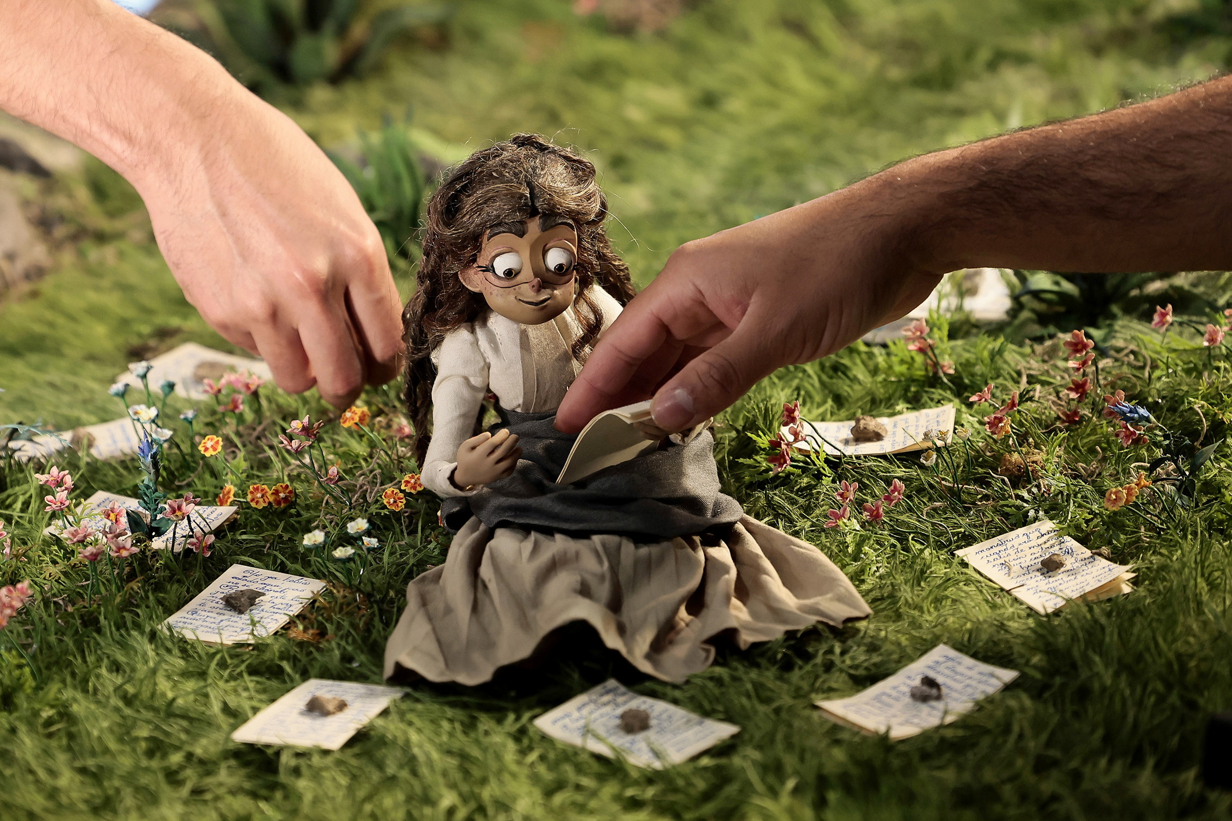 Crew works on set of Soy Frankelda, Mexico's first stop-motion feature