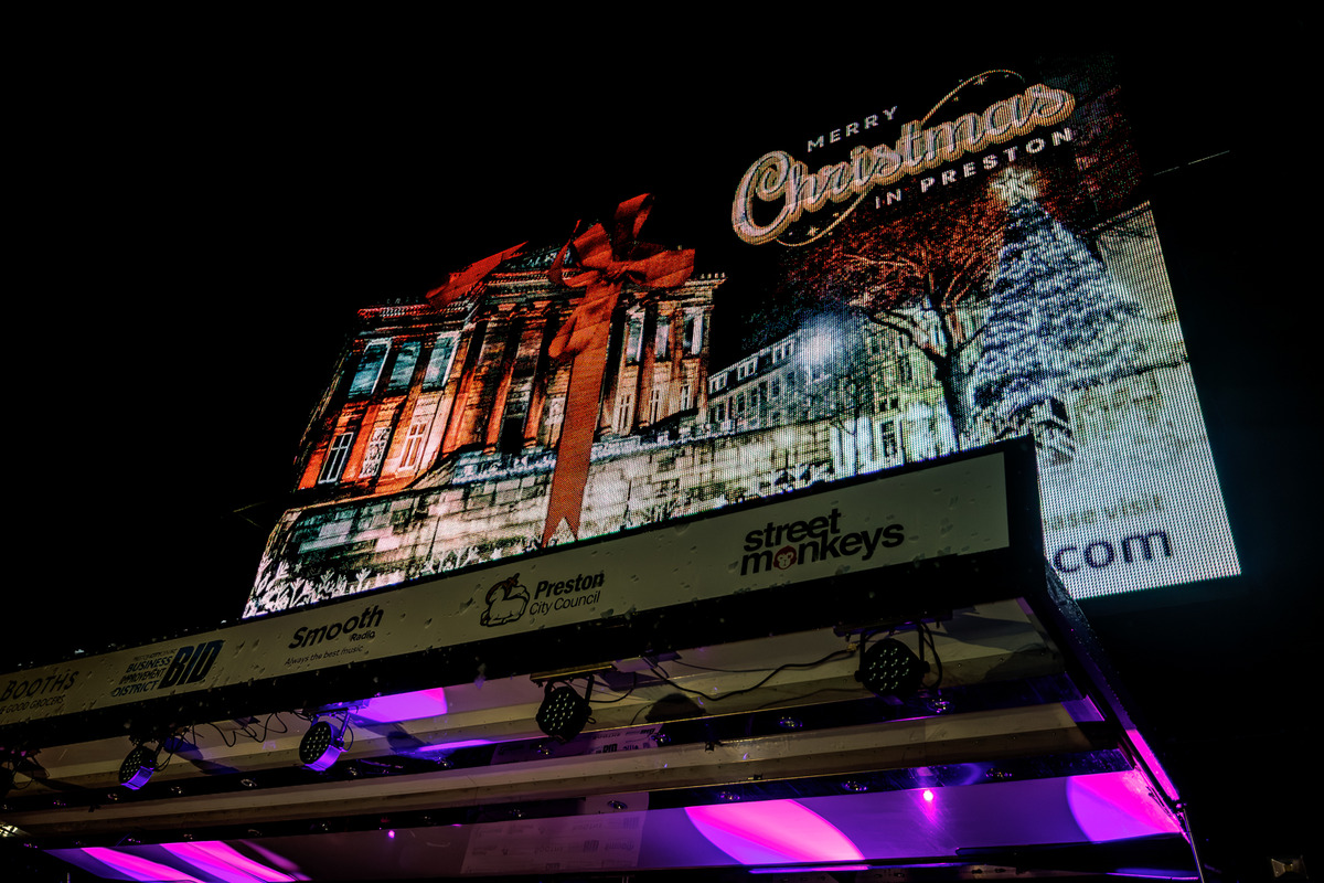 Preston Christmas Lights Switch On 2024 Pic: Michael Porter Photography