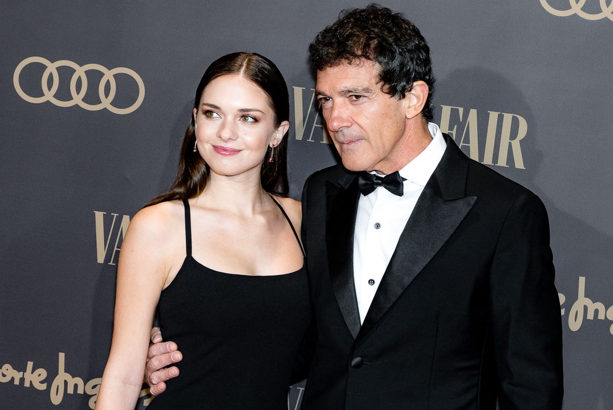 Antonio Banderas and Stella Banderas attend the Vanity Fair awards