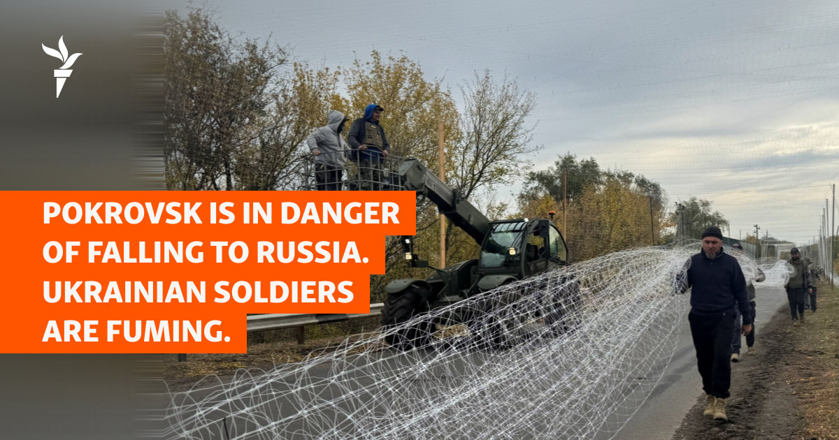 Pokrovsk Is In Danger Of Falling To Russia. Ukrainian Soldiers Are Fuming.