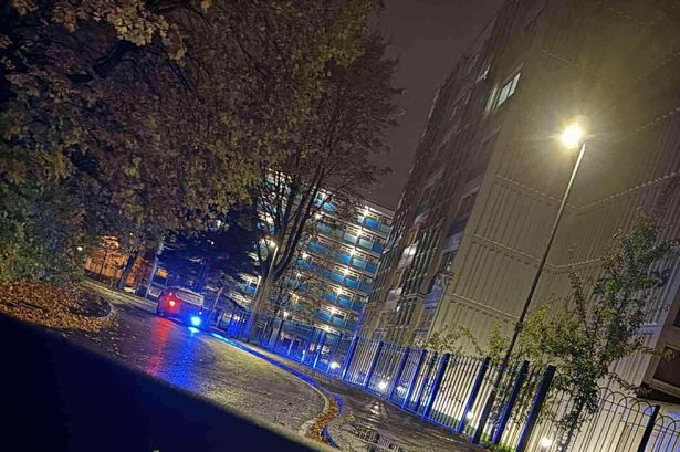 A man was found dead outside Birch Tree Court in Wythenshawe
