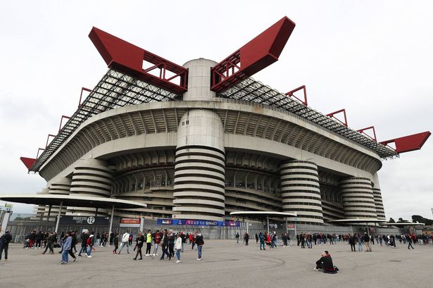 View from outside the San Siro