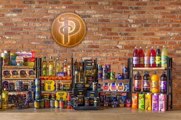 Princes' Foods product range in 2024 with brands including Napolina pasta and tomatoes, Princes tinned fish and fruit, Jucee squashes, Branston beans, Flora and Olivio oils, and Crosse & Blackwell soups