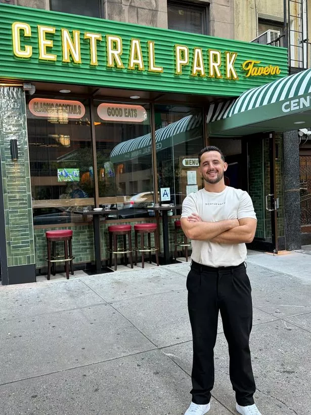 Tom says he loves the uniqueness of the New York bar