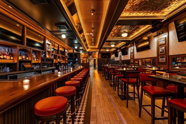 The 'elevated' sports bar is situated within New York's Billionaire Row