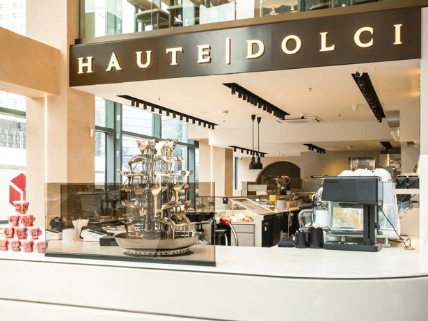 The open top dessert bar and kitchen will allow guests to watch as their orders are prepared