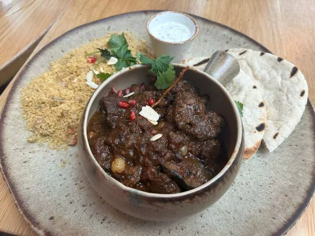 Moroccan lamb from the Ego Mediterranean restaurant