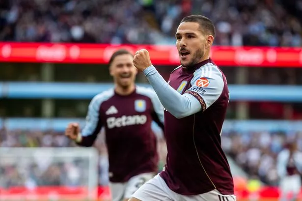 Aston Villa midfielder Emi Buendia