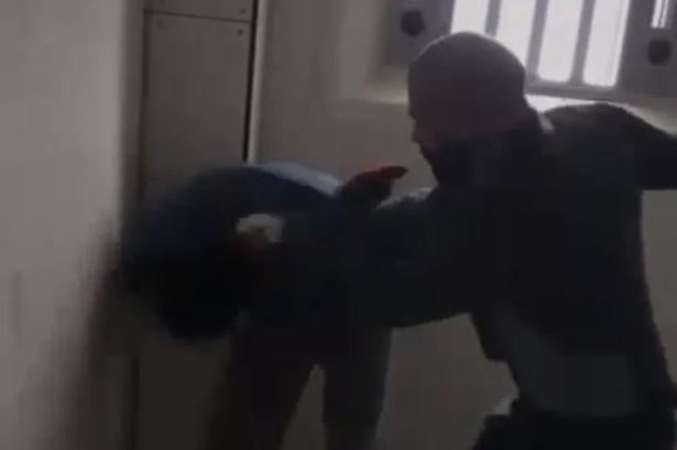 An attack in HMP Liverpool was recorded and shared online