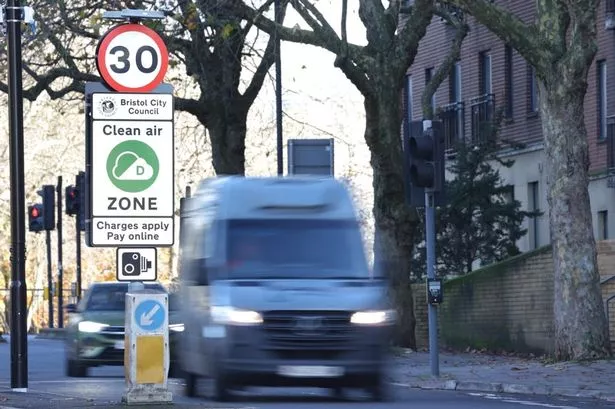 Bristol clean air zone signage