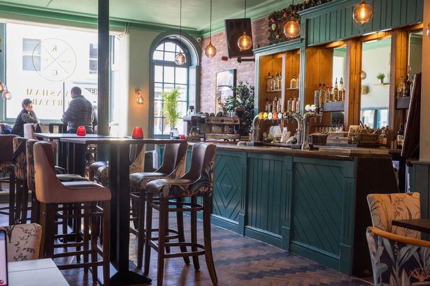 Inside The Keynsham Courtyard, one of the town centre pubs