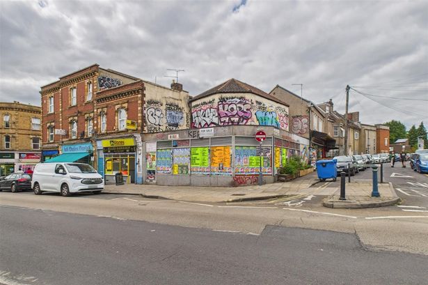The building at 250 Stapleton Road is up for auction