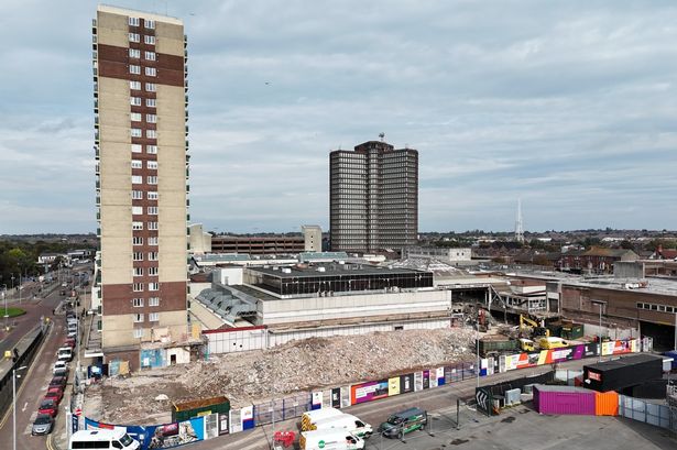 Bootle Strand demolition site