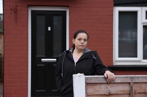 Lindsey Smith, 44, outside her home on Bulwer Street in Bootle