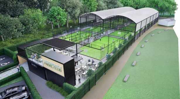 CGI of how the new Rochdale Padel Club would look