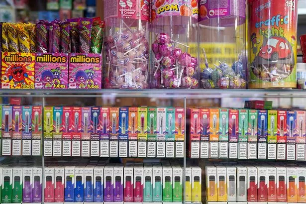 Colourful vapes