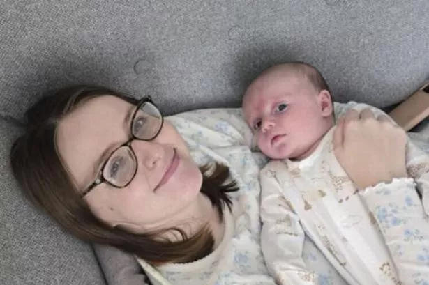 Jodie with her baby Aiden