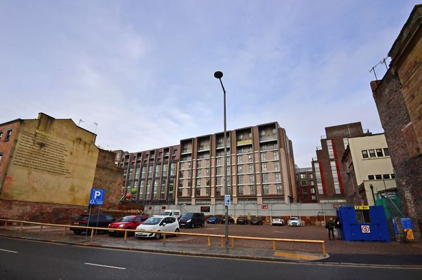 Car park on Duke Street, Liverpool.