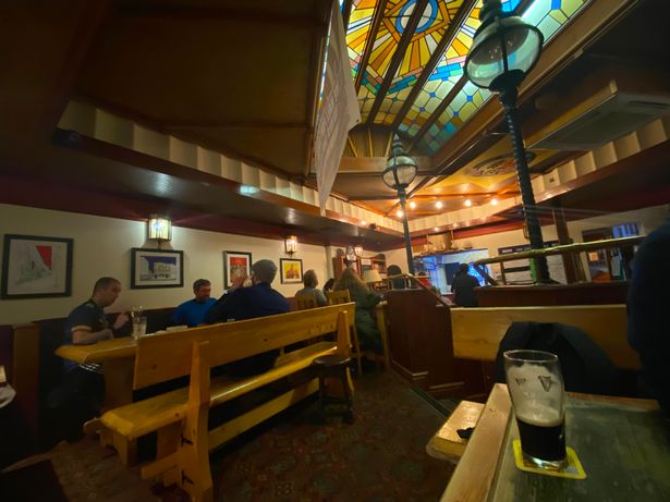 Inside The Ship & Mitre pub on Dale Street in Liverpool city centre