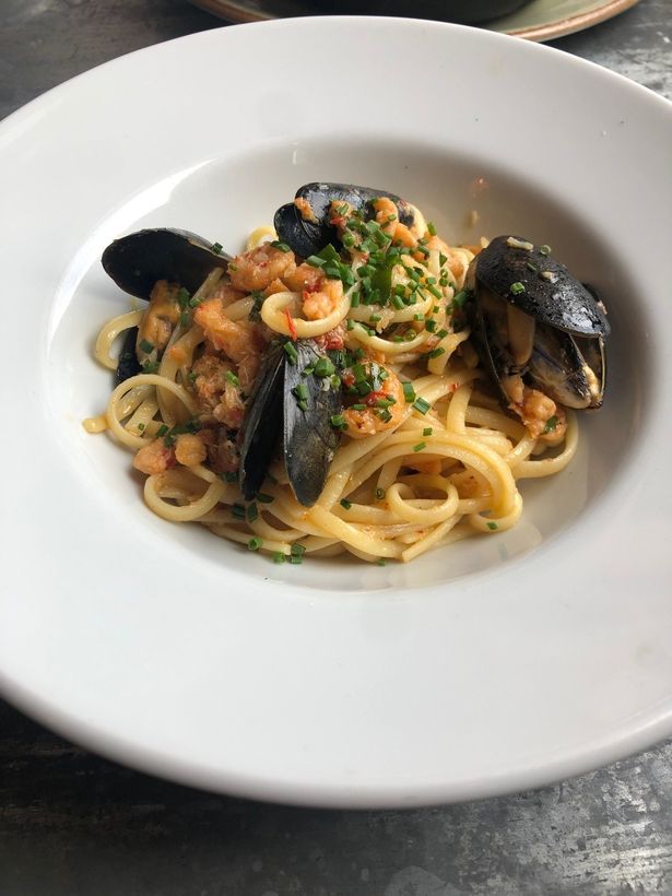 Linguini at Dylan's Llandudno