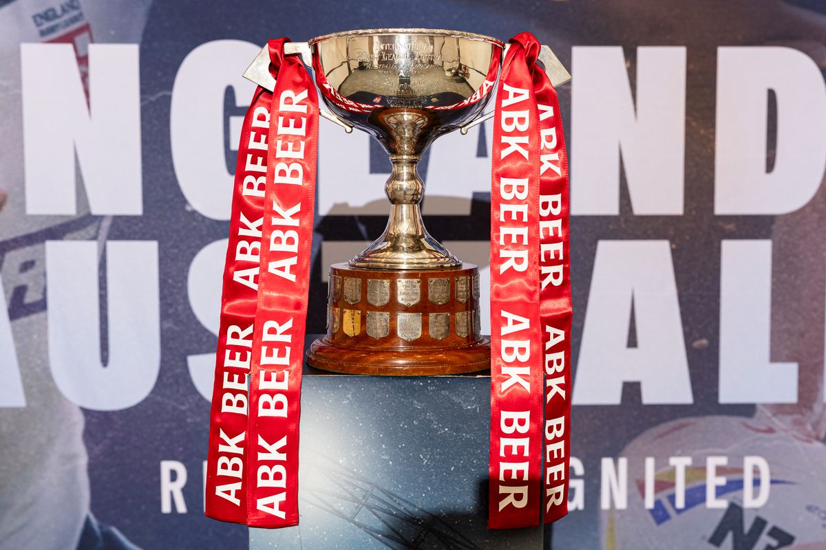 The Rugby League Ashes Trophy.
