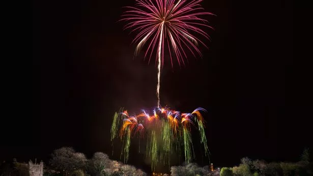 Fireworks displays at Halloween in Enniskillen