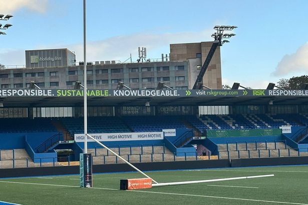 The posts at Cardiff Arms Park