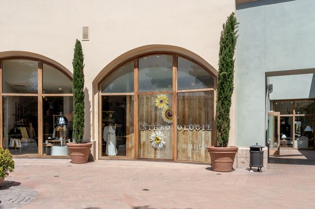 Newport Beach, CA, USA - July 10, 2022: An Anthropologie store in Newport Beach, CA, USA. Anthropologie is an American clothing retailer